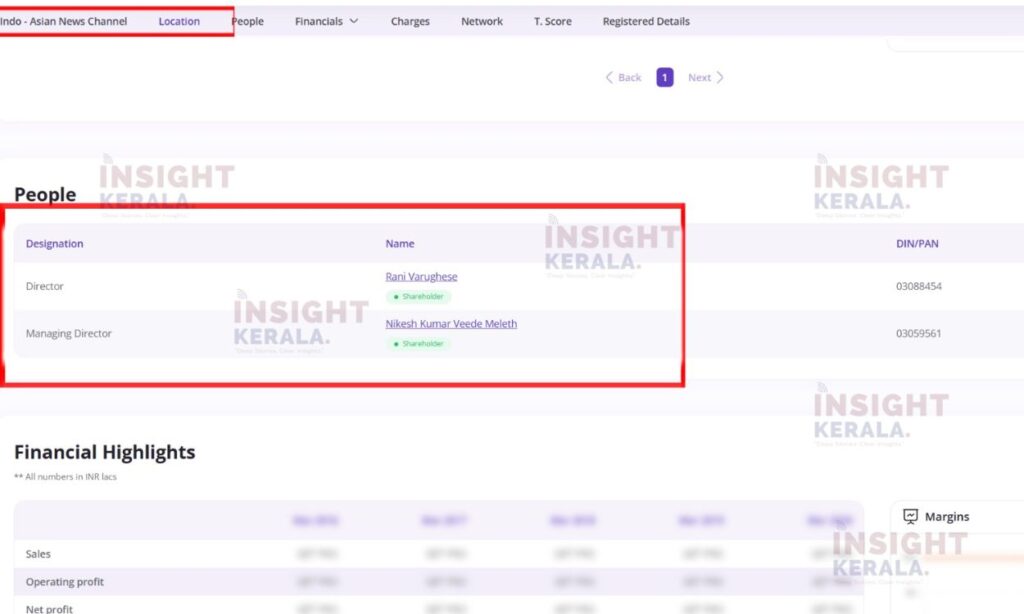 Indo Asian News channel MD and Director